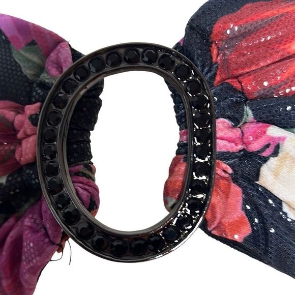 Beach Bunny Her Majesty Bandeau Bikini Swimwear Rare Jeweled NWT - Picture 9 of 16